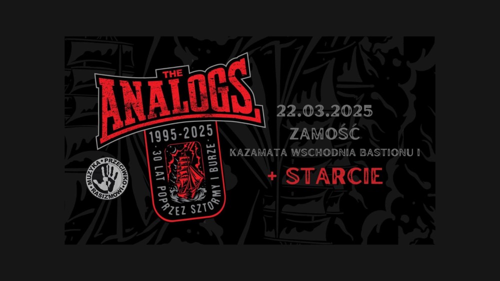 MUZYKA PRZECIWKO RASIZMOWI: KONCERT THE ANALOGS W ZAMOŚCIU