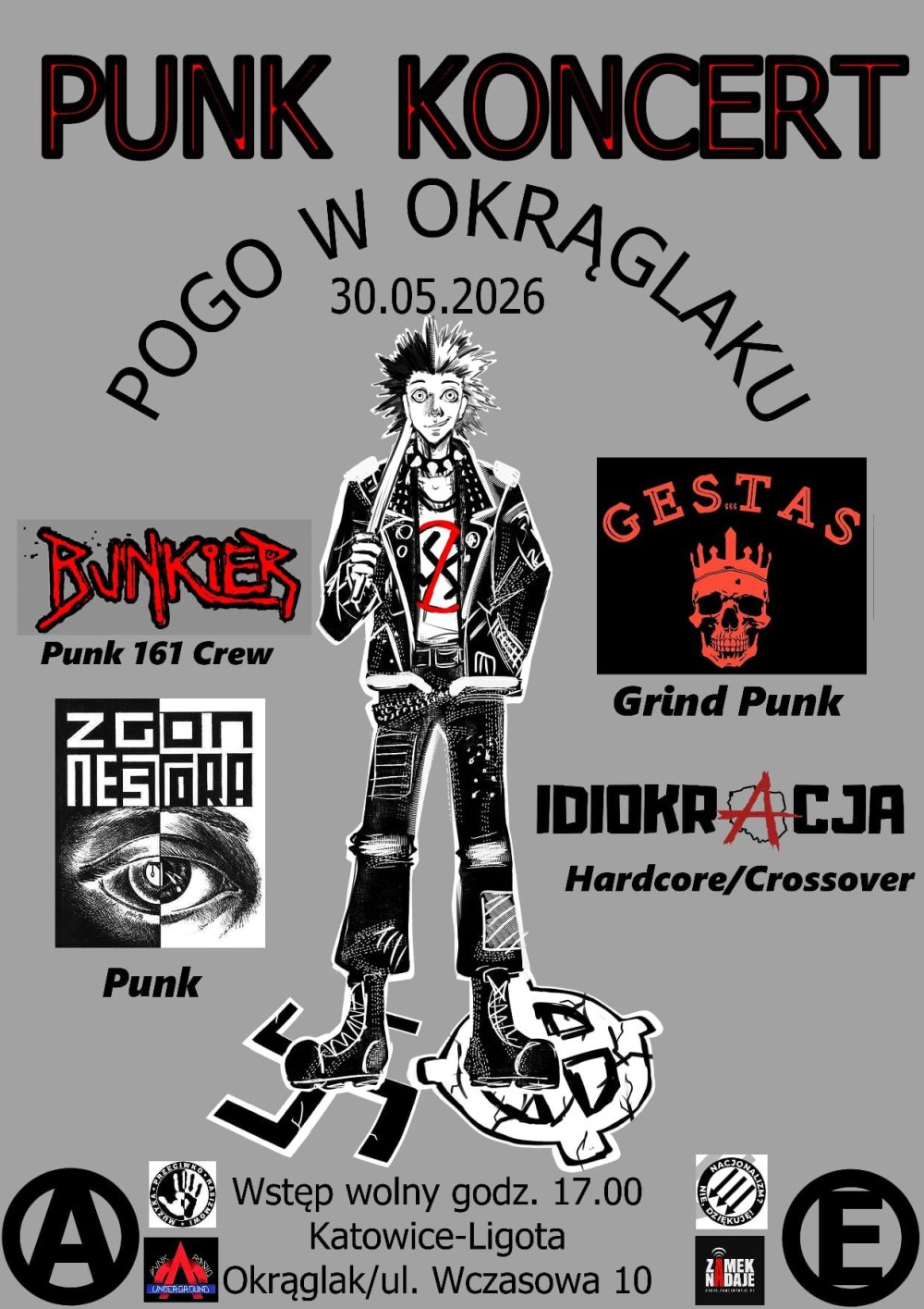 MUZYKA PRZECIWKO RASIZMOWI: POGO W OKRĄGLAKU