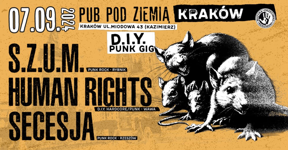 MUZYKA PRZECIWKO RASIZMOWI: DIY PUNK ROCK GIG