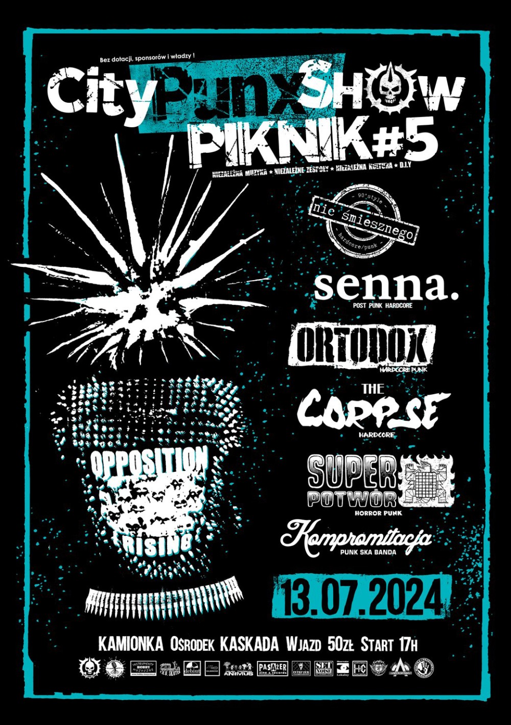 „MUZYKA PRZECIWKO RASIZMOWI”: CITY PUNX SHOW PIKNIK #5