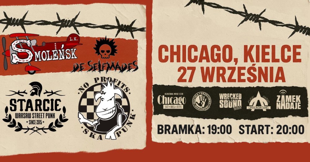 MUZYKA PRZECIWKO RASIZMOWI: SMOLEŃSK, STARCIE, NO PROFITS I DE SELFMADES