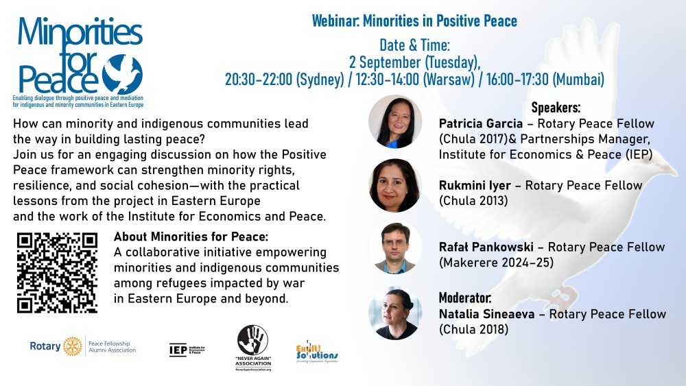 WEBINAR: MINORITIES IN POSITIVE PEACE