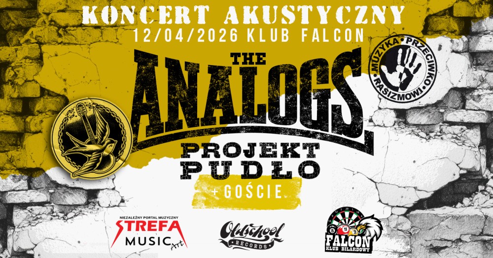 MUZYKA PRZECIWKO RASIZMOWI: KONCERT AKUSTYCZNY THE ANALOGS / PROJEKT PUDŁO