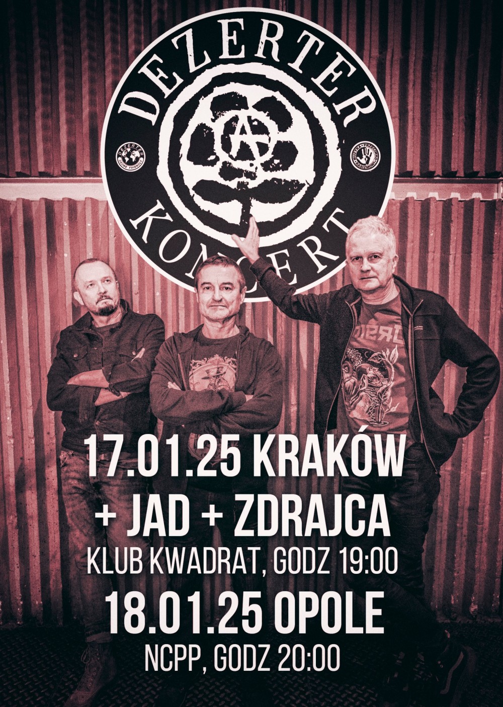 MUZYKA PRZECIWKO RASIZMOWI: KONCERTY DEZERTERA W KRAKOWIE I OPOLU