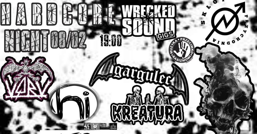 MUZYKA PRZECIWKO RASIZMOWI: HARDCORE NIGHT W WARSZAWIE